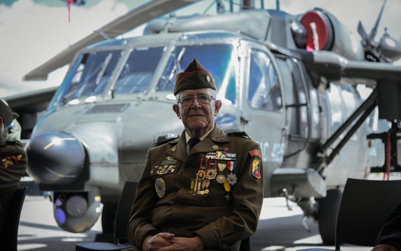 Homenaje rindió el CACOM 5a los veteranos de la Guerra de Corea
