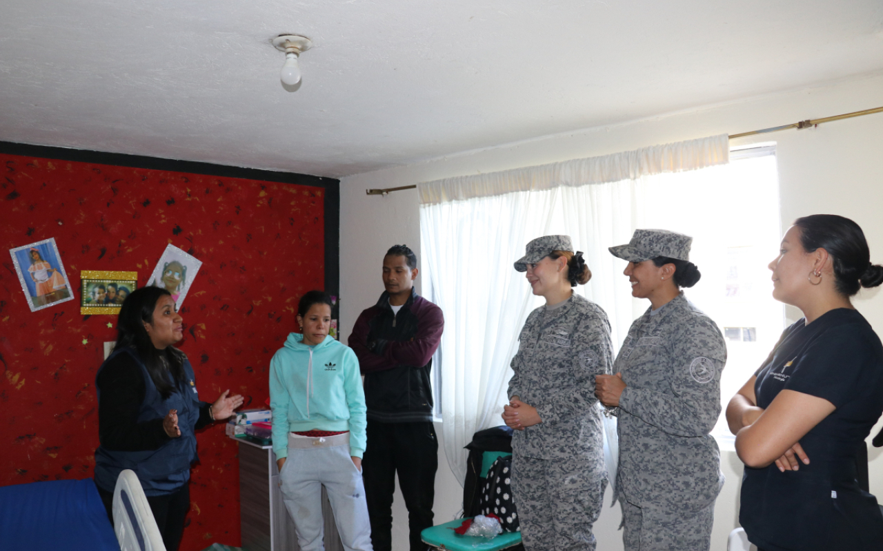 Familia en Bogotá recibe cama Hospitalaria gracias a la Fuerza Aeroespacial Colombiana