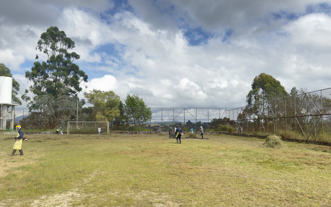 Escenario Deportivo en Rionegro, Antioquia es renovado para la Comunidad