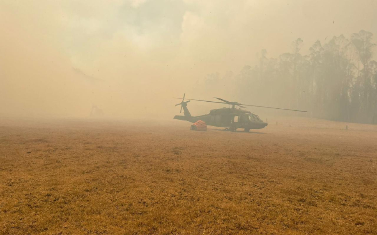 Helicópteros UH-60 Black Hawk claves para la extinción de incendios