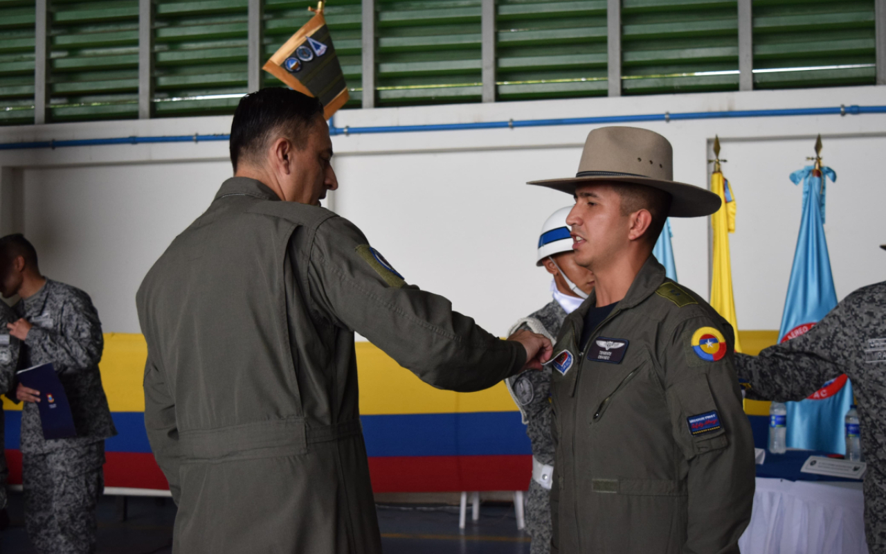 Reconocimiento a la seguridad operacional en el Grupo Aéreo del Casanare