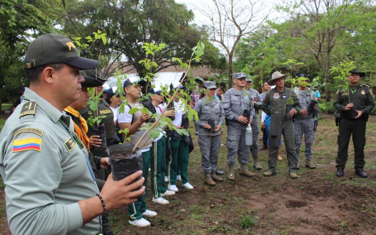 Gran siembra de árboles en el Día Internacional de la Tierra en Casanare 