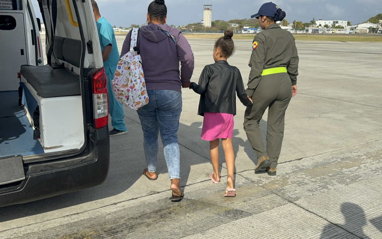 Traslado de una menor de edad desde Providencia a San Andrés en aeronave Caravan C208-B