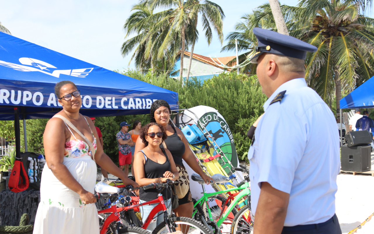 Niños en San Andrés fueron beneficiados con bicicletas 