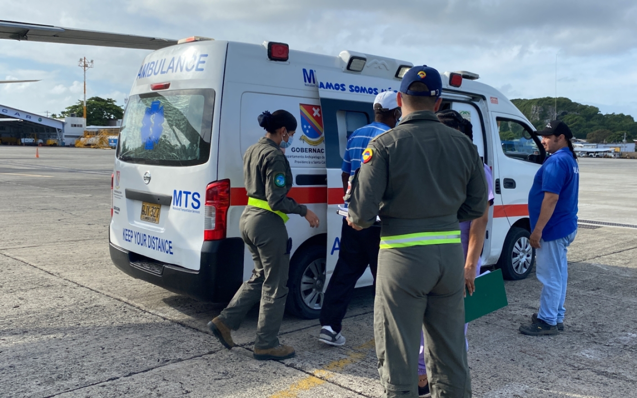 Traslado aeromédico benefició a residente de Providencia Traslado aeromédico benefició a residente de Providencia