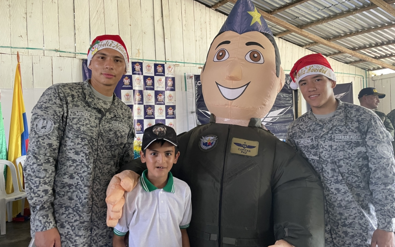 Familias del Caquetá se vieron beneficiadas gracias a su Fuerza Aérea Colombiana