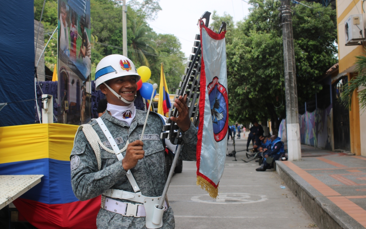 Con desfile militar, el Magdalena Medio conmemora los 204 años de la Batalla de Boyacá