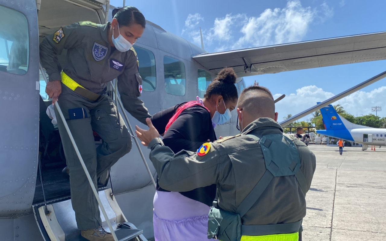 Misión de traslado aeromédico benefició a pacientes Isleños