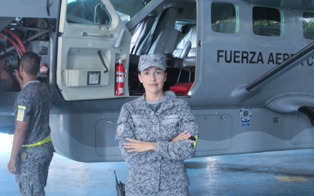 Mayor Lorena Reyes: “El Mantenimiento Aeronáutico es mucho más que solo arreglar aviones”
