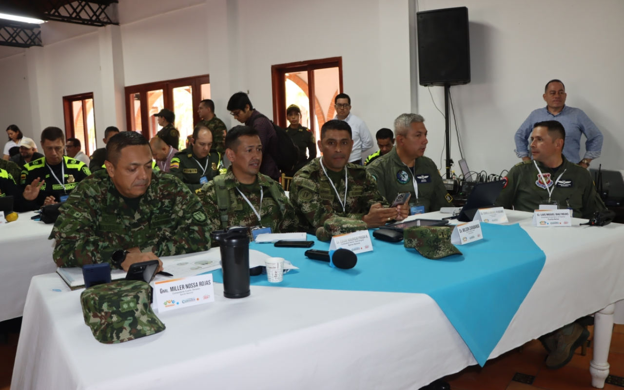 Consejo de seguridad de las principales autoridades de los departamentos de Meta y Casanare