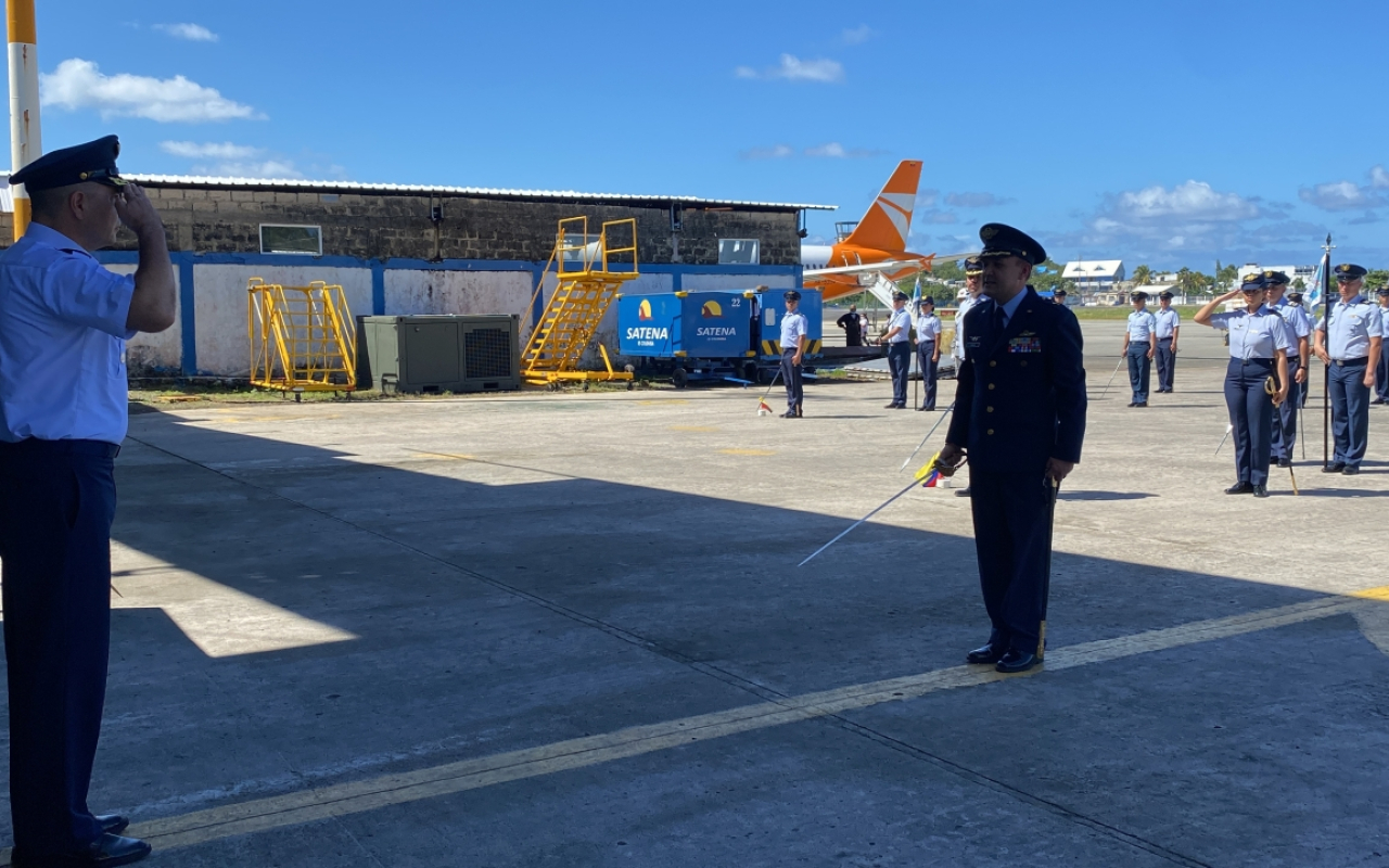 Teniente Coronel Andrés Felipe Vargas Rodríguez, nuevo comandante del Grupo Aéreo del Caribe