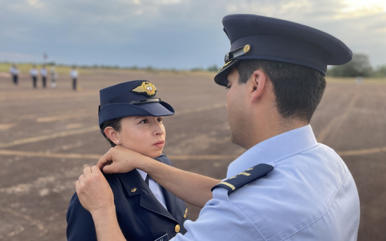 En ceremonia militar ascendieron Oficiales de su Fuerza Aérea en Vichada