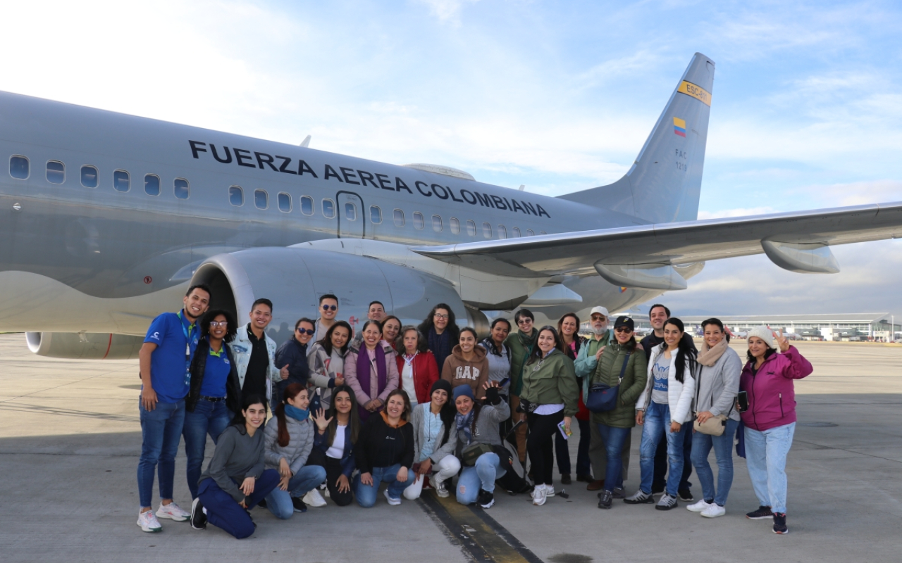 Profesionales que apoyarán jornadas de salud llegan al Amazonas y Chocó con el apoyo de la Fuerza Aérea