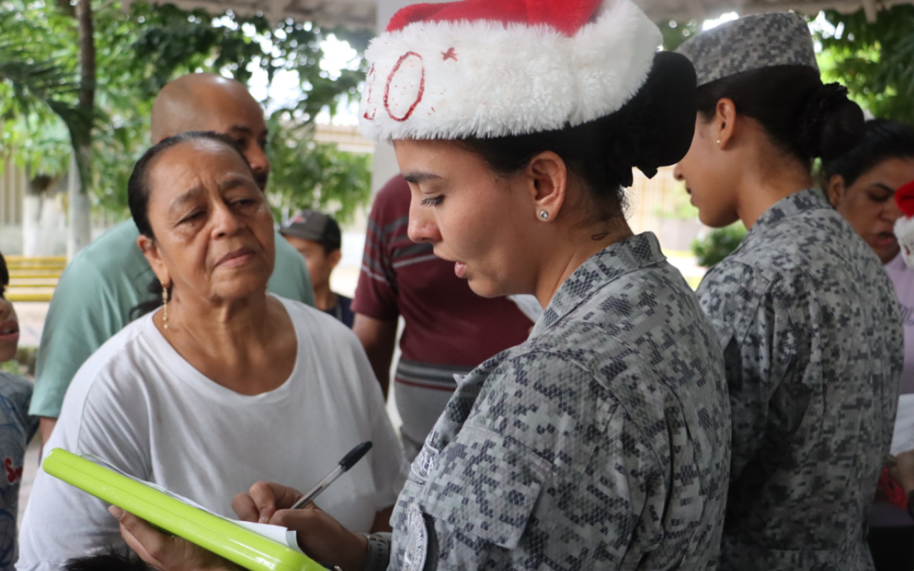 Niños y niñas de Malambo, atlántico disfrutan de la navidad