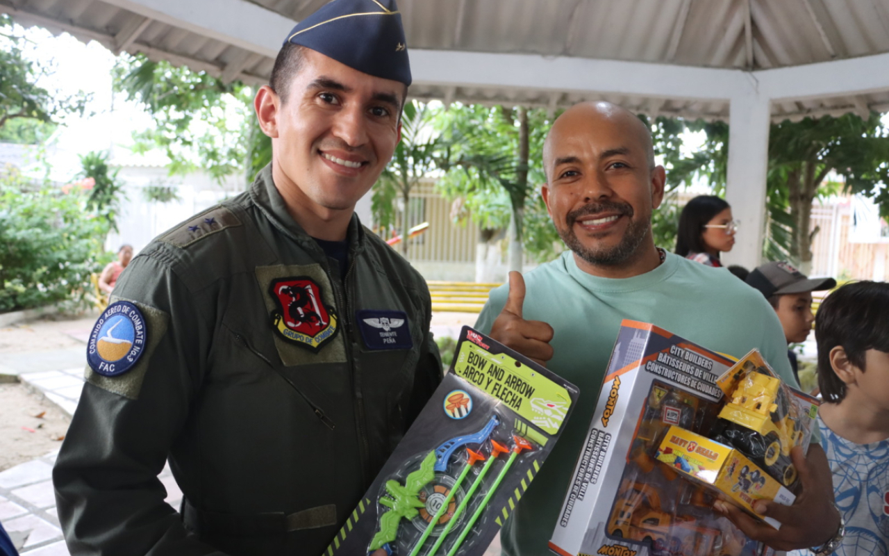 Niños y niñas de Malambo, atlántico disfrutan de la navidad