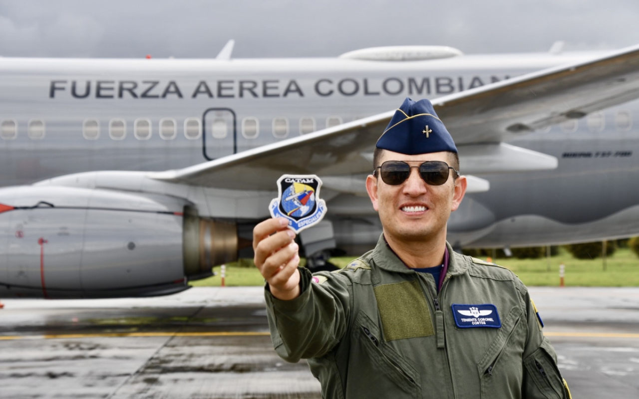 La unidad élite del transporte aéreo militar en Colombia, conmemora 61 años de servicio