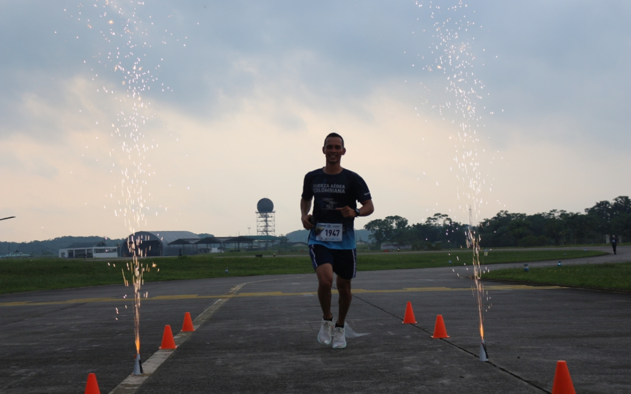 Desde Caquetá familias de su Fuerza Aérea participaron en la  carrera “Corre como el Viento”