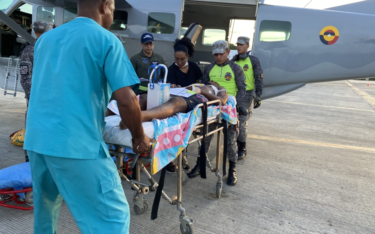 En aeronave Caravan C208-B, habitante de Providencia fue trasladado a San Andrés