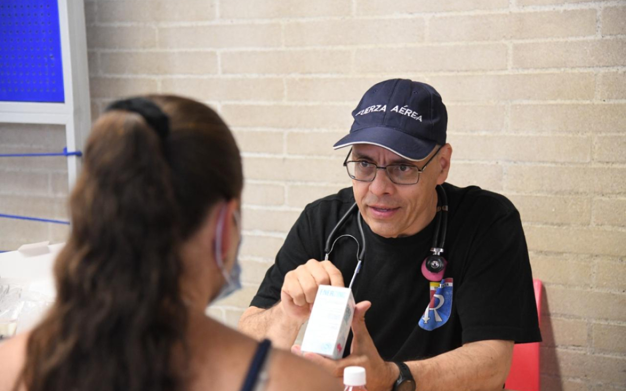 Habitantes de Cocorná recibieron servicios médicos gratuitos gracias a la Fuerza Aérea 