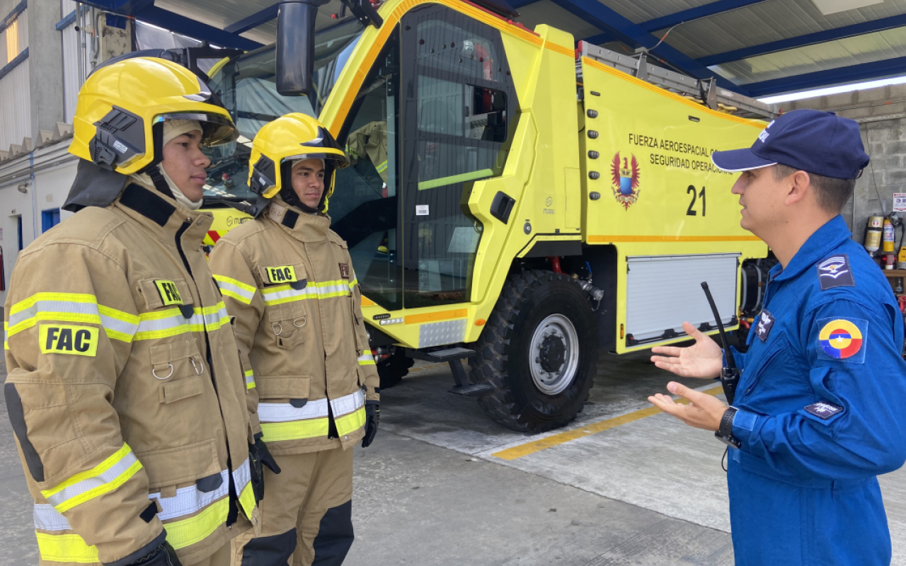 Vehículo Iturri de la Fuerza Aeroespacial Colombiana, vital en emergencia presentada en Rionegro