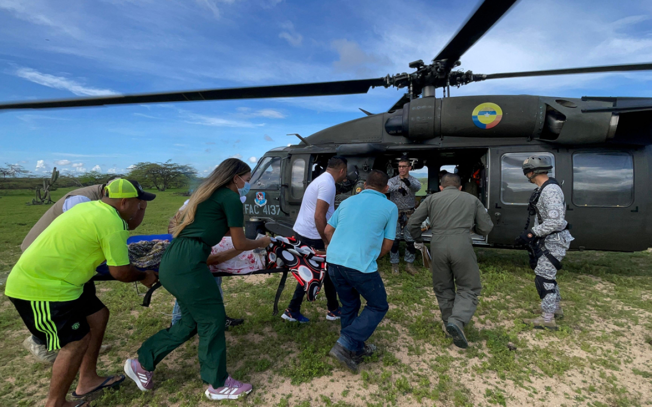 Indigenas wayúu son evacuados en la Alta Guajira por emergencia ambiental
