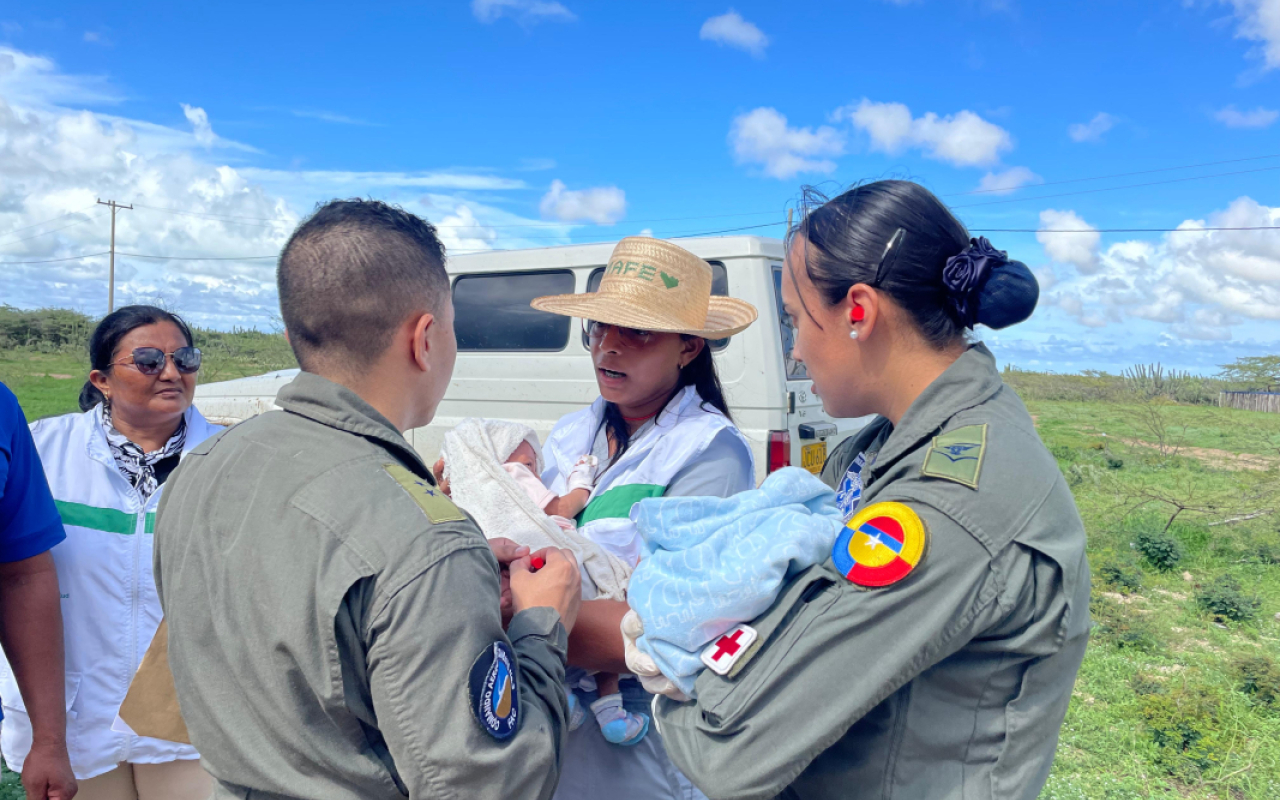 Indigenas wayúu son evacuados en la Alta Guajira por emergencia ambiental