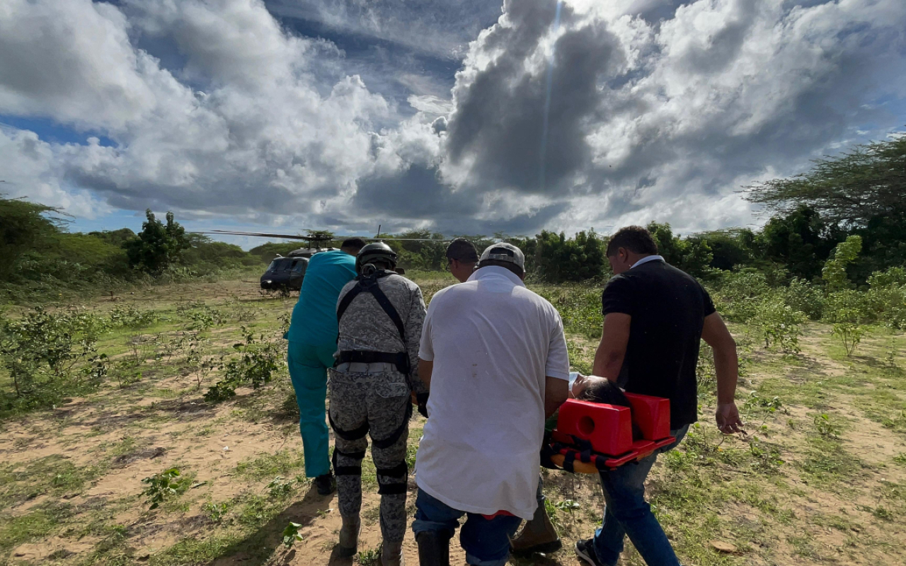 Indigenas wayúu son evacuados en la Alta Guajira por emergencia ambiental