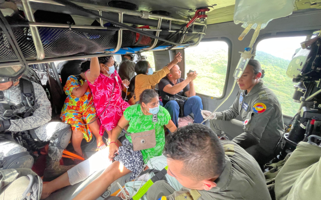 Indigenas wayúu son evacuados en la Alta Guajira por emergencia ambiental