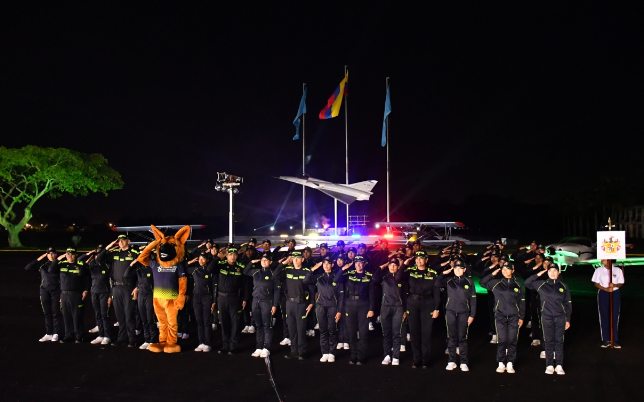 La salsa y el deporte fueron los protagonistas en la ceremonia de inauguración de los XXVIII Juegos Interescuelas de Cadetes 2022”