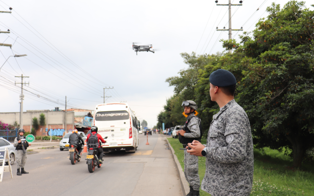 Municipios de la Sabana de Occidente bajo vigilancia constante con equipos de drones