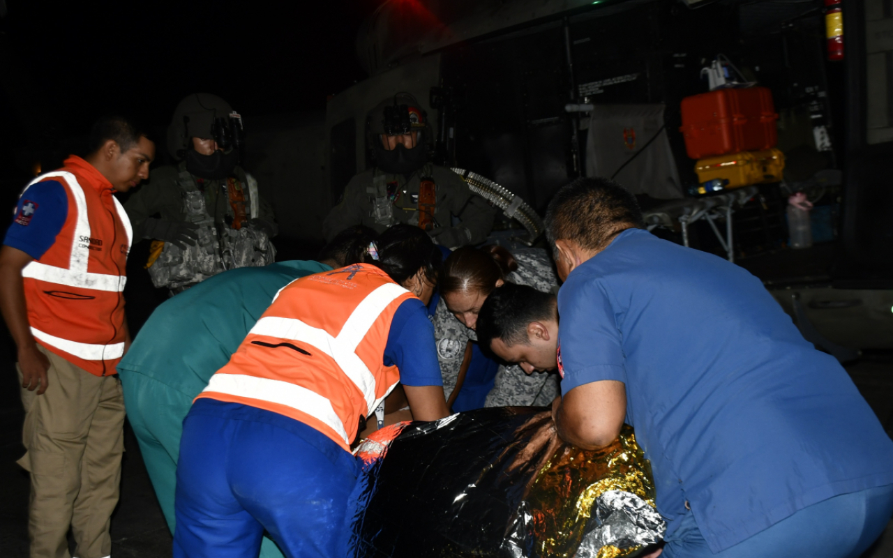 Evacuación aeromédica humanitaria es realizada por su  Fuerza Aeroespacial en el Putumayo