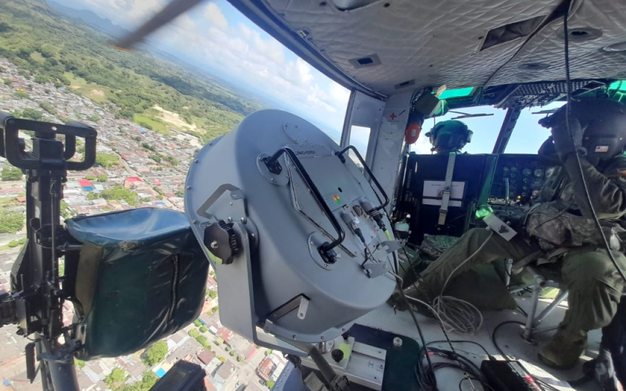 Misiones de perifoneo aéreo son estratégicas para reforzar la seguridad en el Magdalena Centro