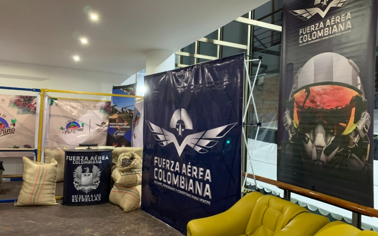 Fuerza Aérea Colombiana participó en la Feria del Café mas importante del sur del país