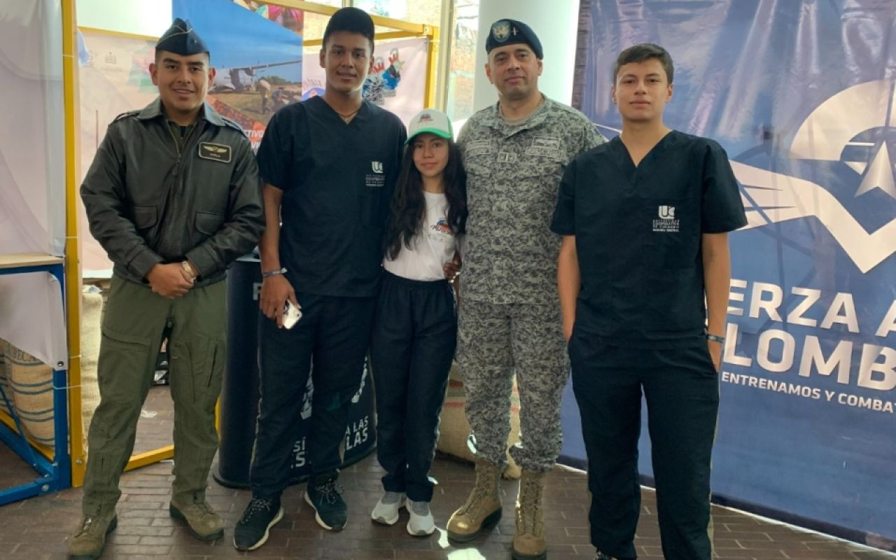 Fuerza Aérea Colombiana participó en la Feria del Café mas importante del sur del país