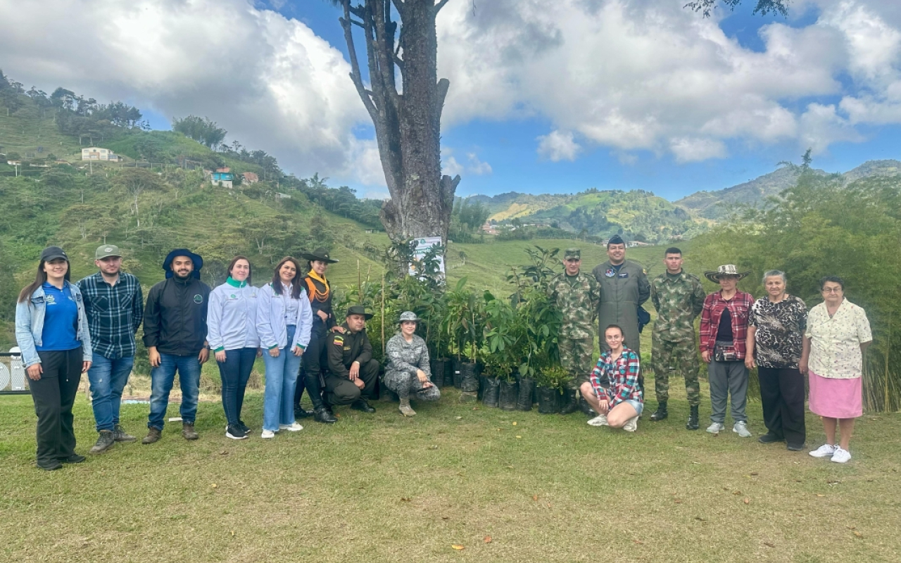 Meta cumplida, 600 árboles sembrados en Granada, Antioquia