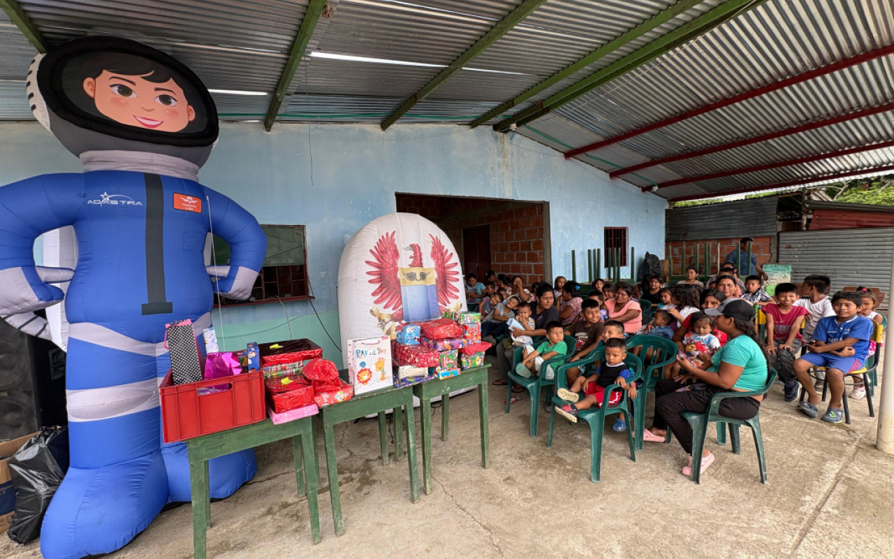 Más de 150 regalos fueron entregados a comunidades vulnerables en Tolima