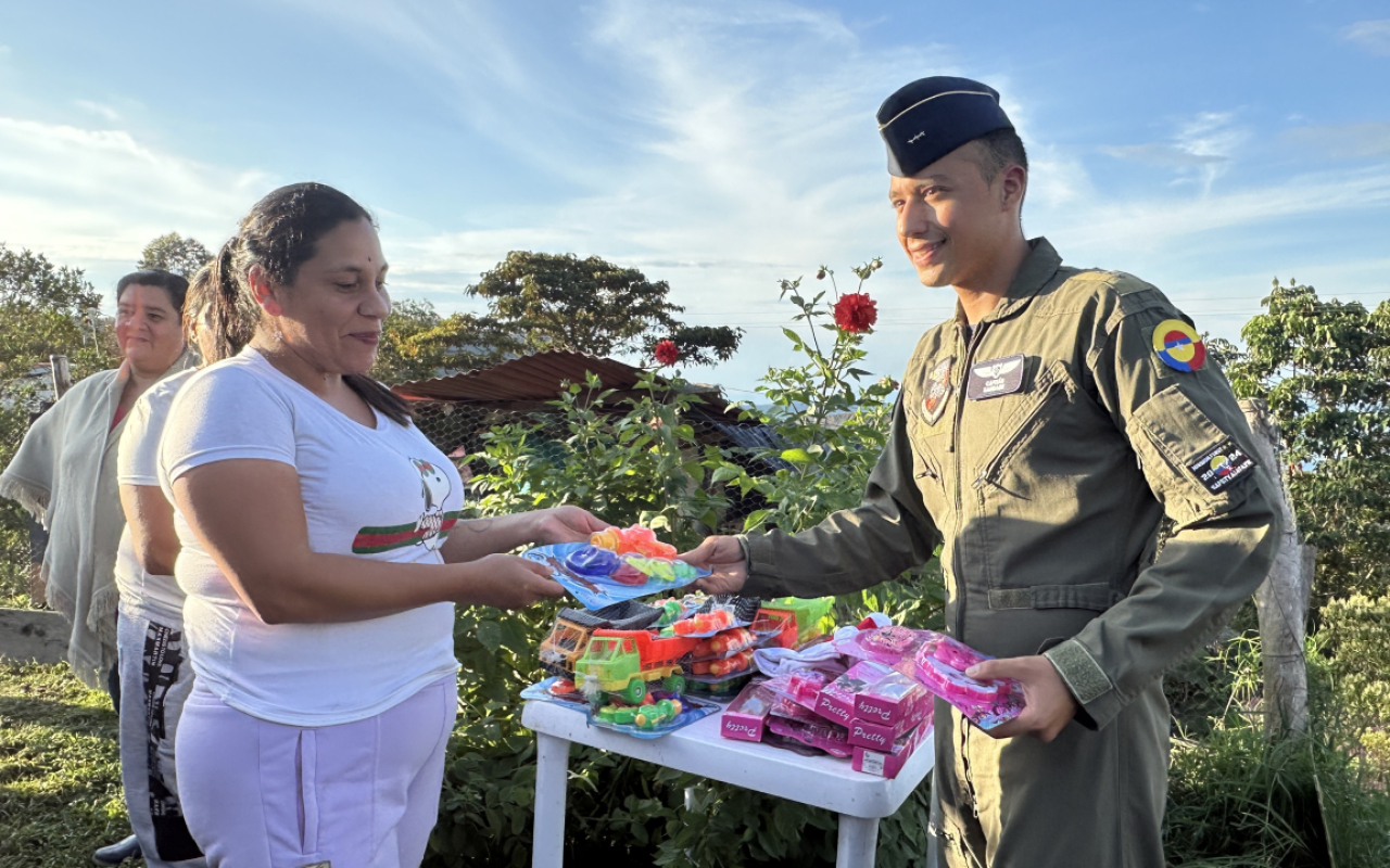 Más de 150 regalos fueron entregados a comunidades vulnerables en Tolima