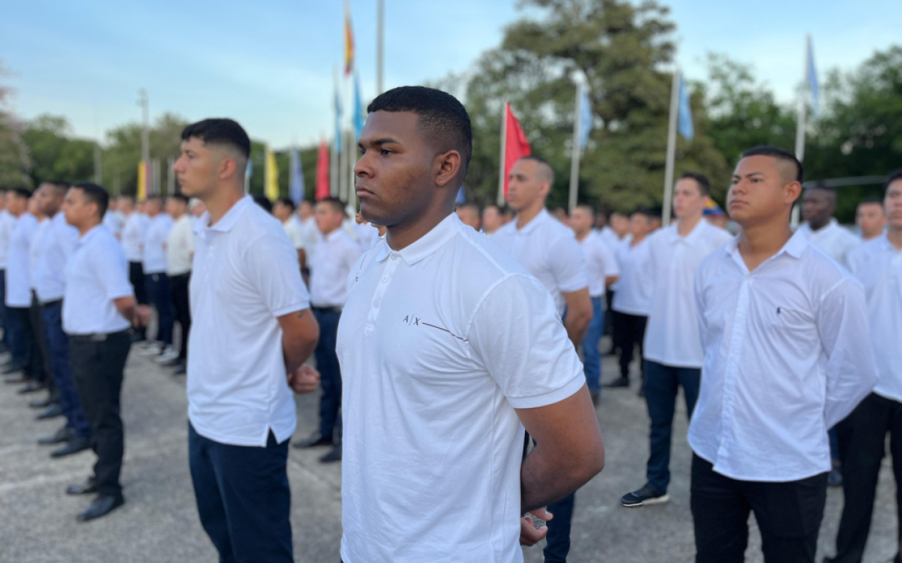 Ingreso del Escuadrón Alfa: el primer curso de Soldados Profesionales de la Fuerza Aérea Colombiana