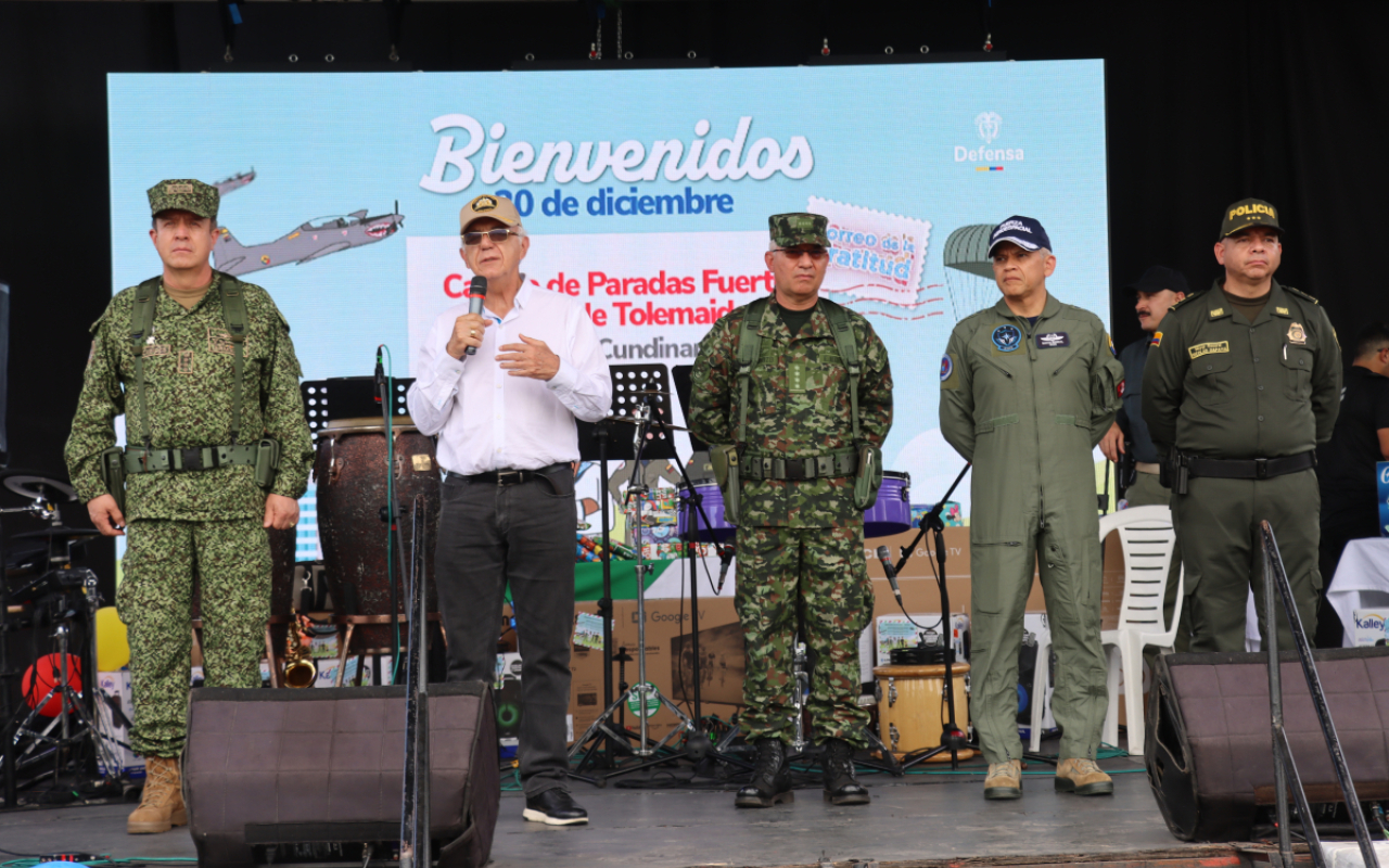 Correo de la Gratitud llega a Tolemaida con un mensaje de admiración