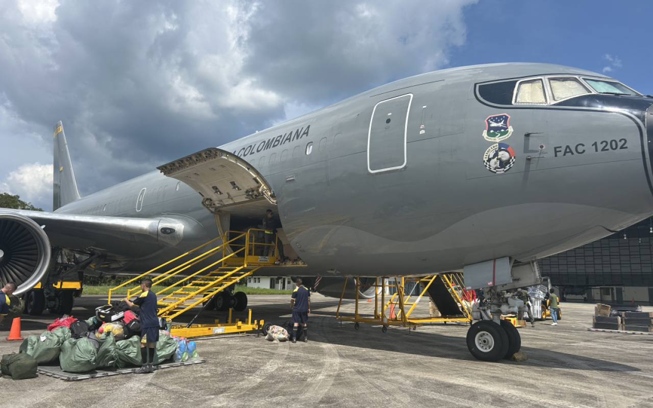 Más de 25 toneladas de donaciones fueron transportados al Amazonas 