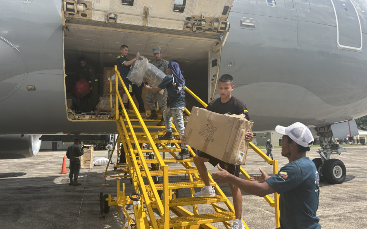 Más de 25 toneladas de donaciones fueron transportados al Amazonas 