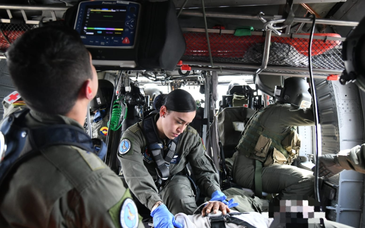 Desde Antioquia, la Fuerza Aeroespacial Colombiana ha salvado 252 vidas