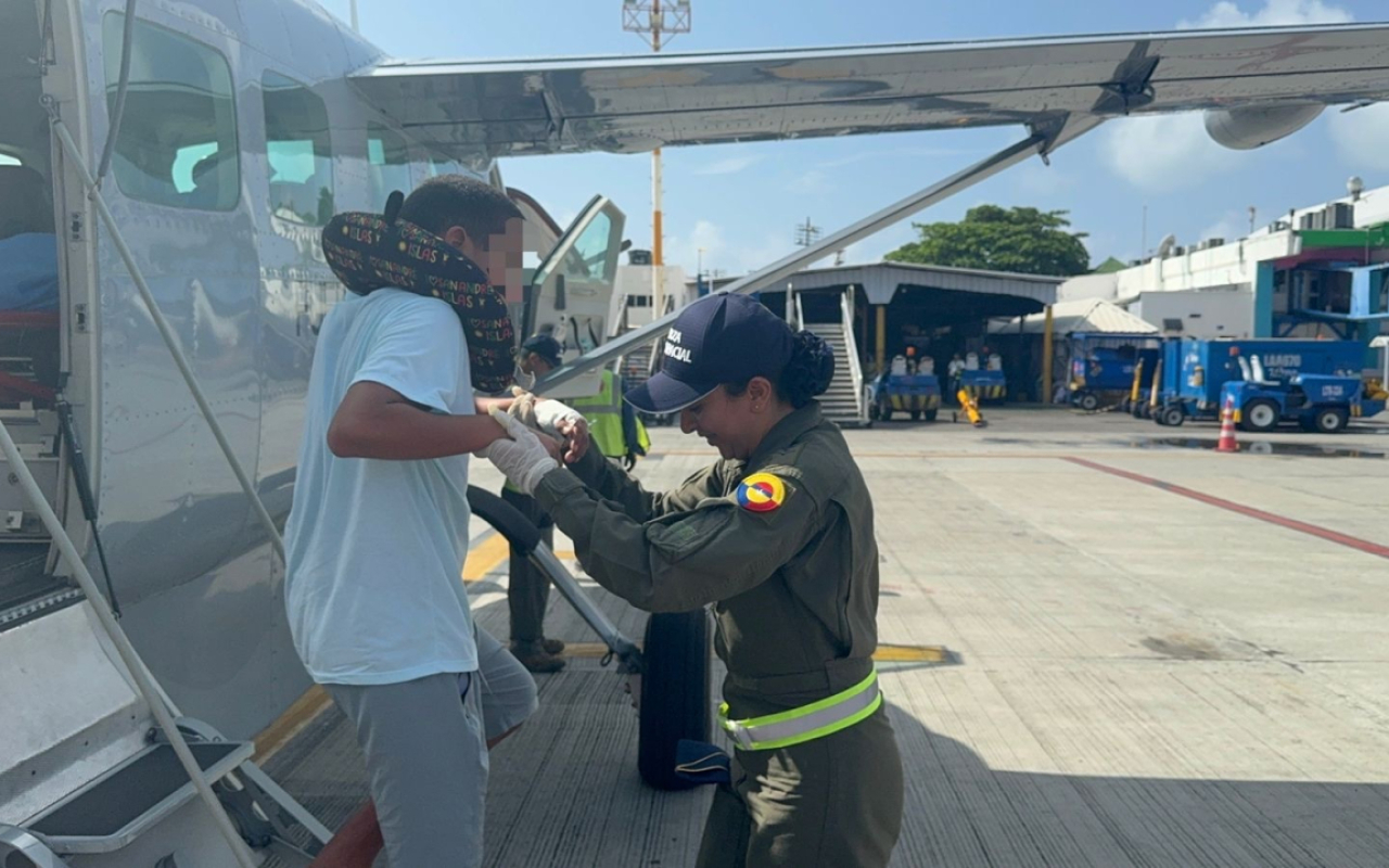 Menor en delicado estado de salud es trasladado de Providencia a San Andrés