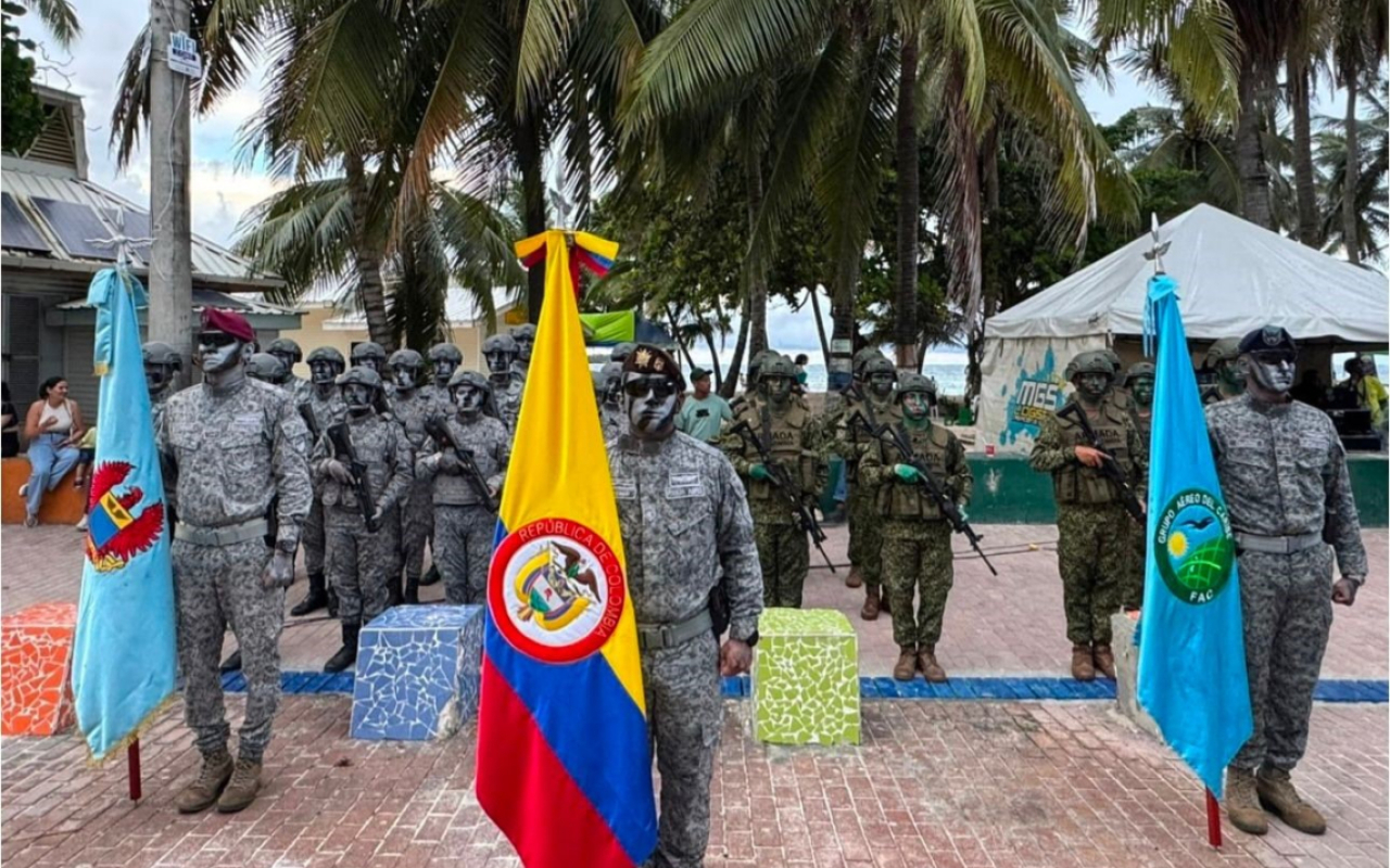 Semana del "Aire, Espacio y Ciberespacio" en San Andrés