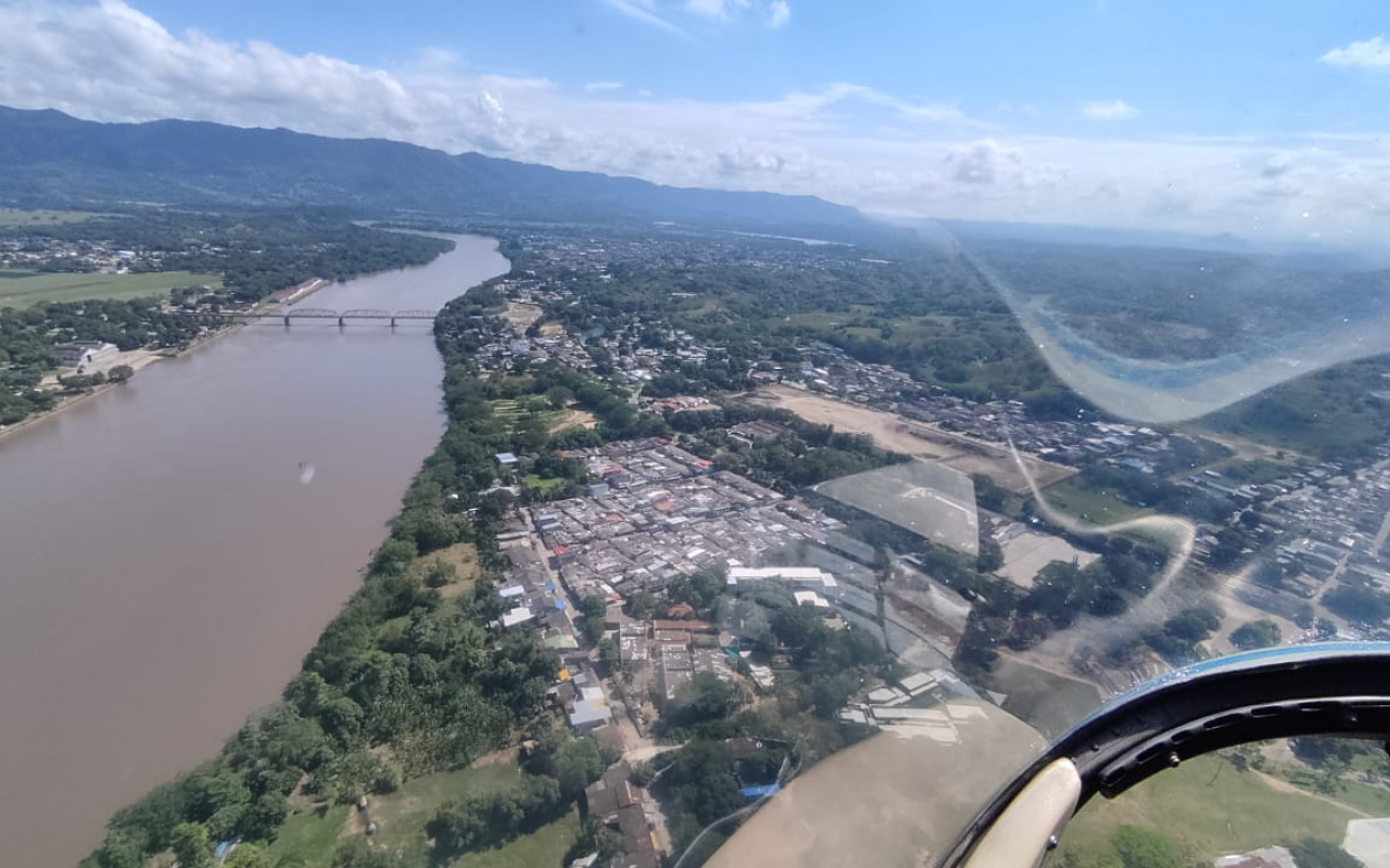 Este puente festivo e inicio de fin de año, el Magdalena centro es vigilado por su Fuerza Aérea Colombiana