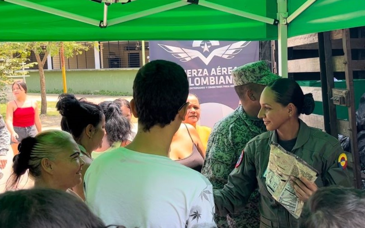 Más de mil dorandenses se benefician con exitosa Jornada de Apoyo al Desarrollo realizada por su Fuerza Aérea Colombiana