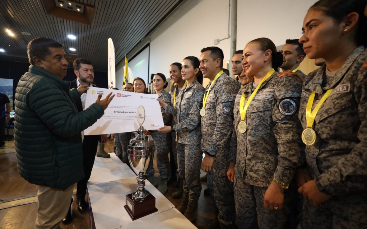 La Fuerza Aeroespacial, campeona en los Juegos de la Función Pública 2023