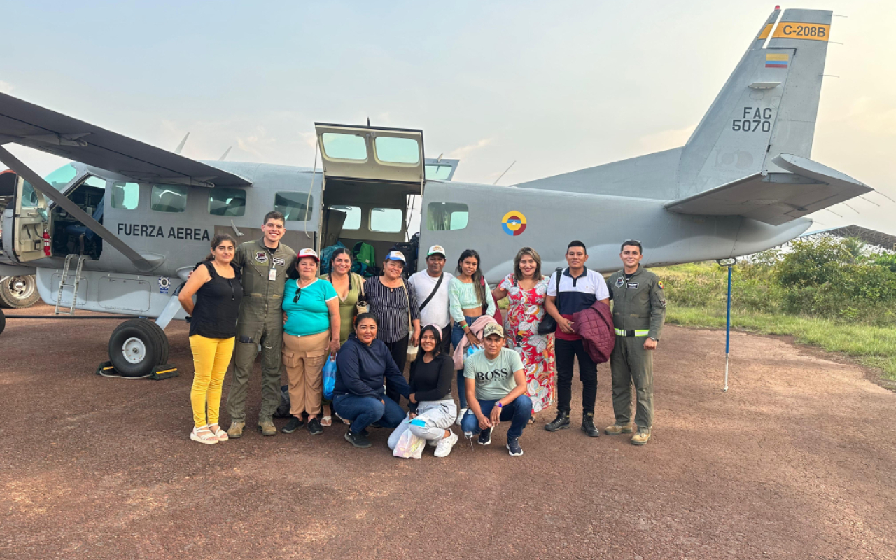 Comunidades del Oriente colombiano finalizaron capacitación en Quindío gracias a su Fuerza Aérea Colombiana