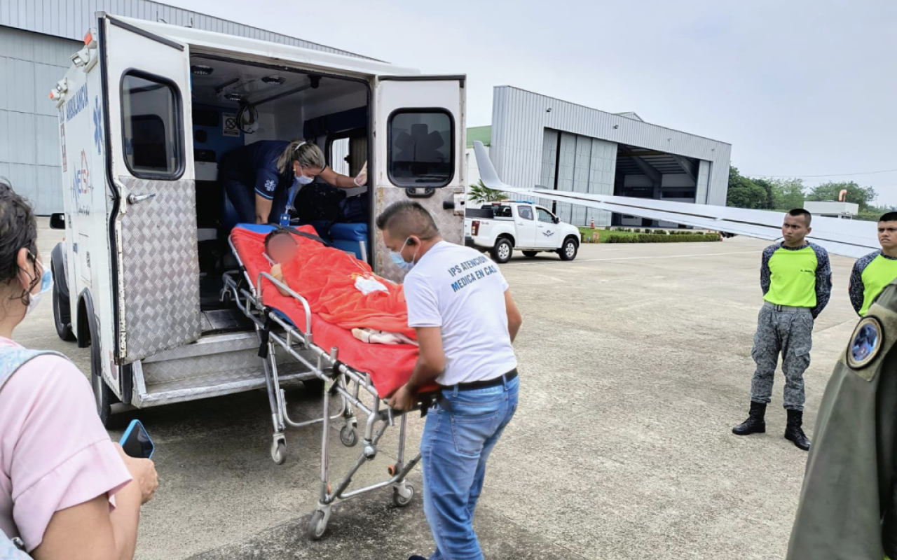 En aeronave medicalizada, menor de edad en grave estado de salud es trasladado desde Yopal