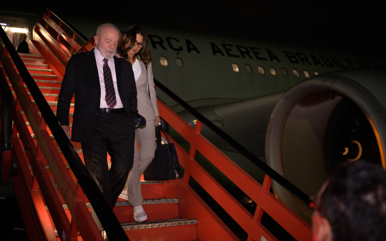 En medio de honores fue recibido el Presidente de Brasil en el Comando Aéreo de Transporte Militar en Bogotá